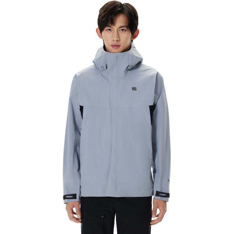 KOLON SPORT GAIA PRO  Light Blue Waterproof Hiking Jacket with Hood LHGJ4AN219-LB