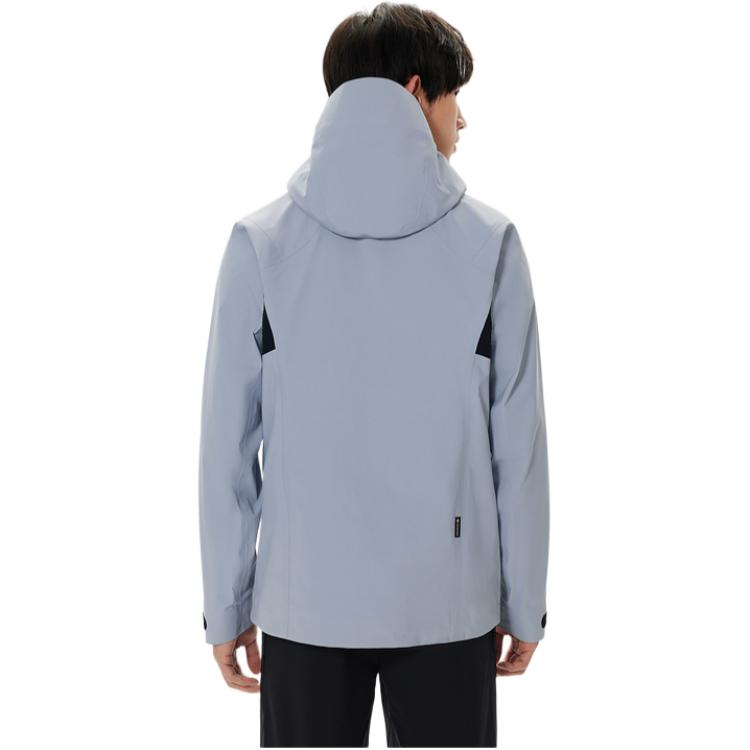 Lookbook KOLON SPORT GAIA PRO 淺藍色防水連帽登山外套 LHGJ4AN219-LB