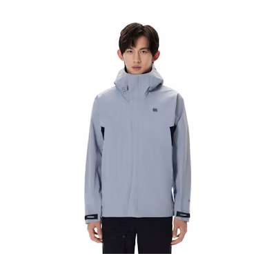 KOLON SPORT GAIA PRO Light Blue Waterproof Windproof Hiking Jacket LHGJ4AN219