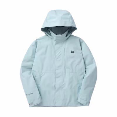 KOLON SPORT GORE-TEX 2L Logo Print Waterproof Hooded Jacket for Men JWJGX24271