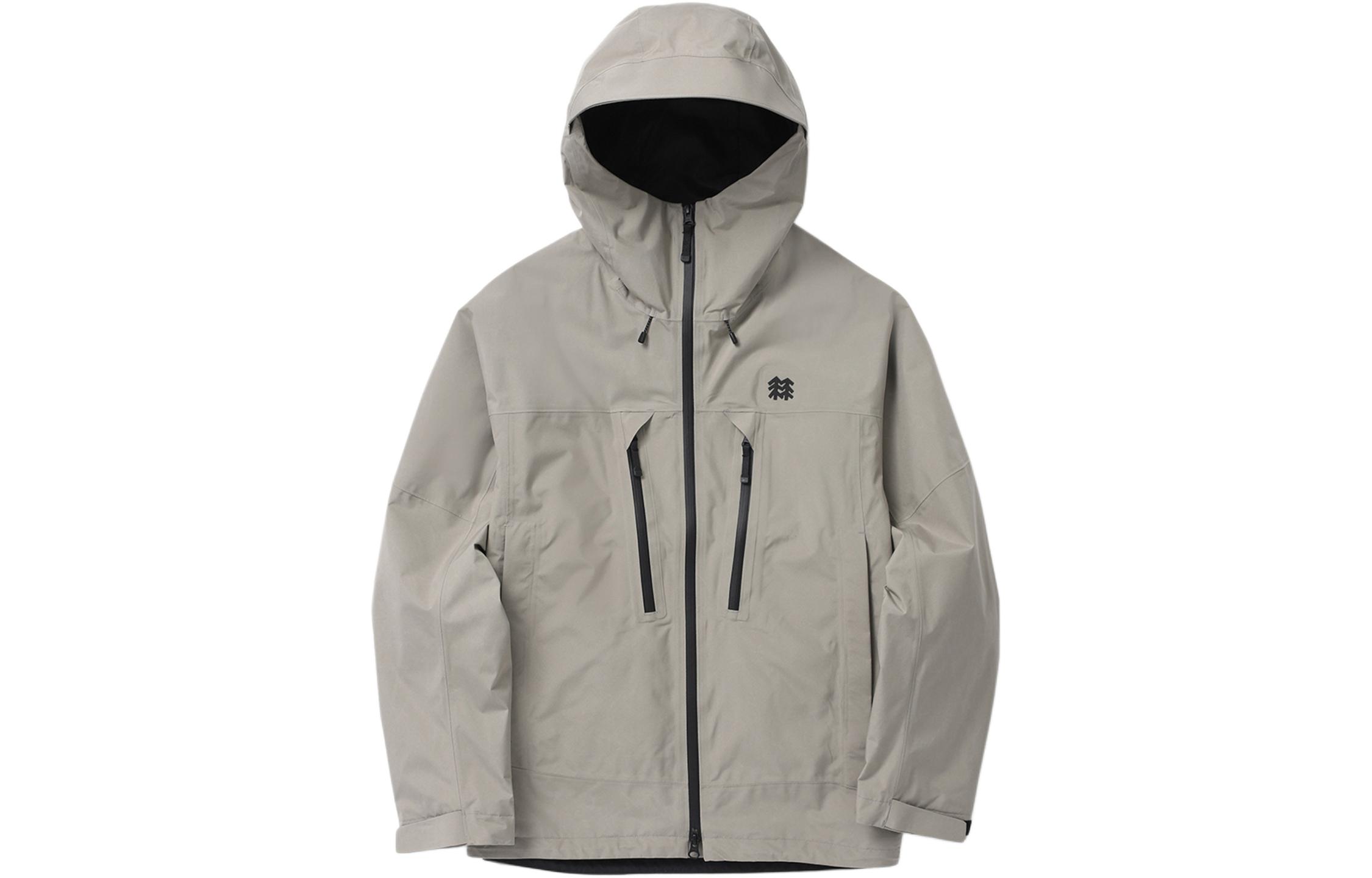 Order 可隆户外GORE-TEX防风防水连帽夹克灰色款 JWJGW23211MUD