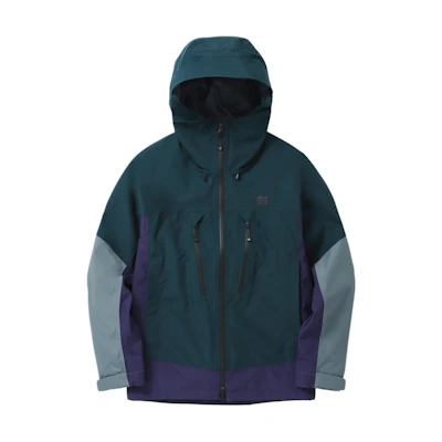 KOLON SPORT GTX Waterproof Windproof Multi-Pocket Jacket Blue Mens Outdoor JWJGW23211DGR