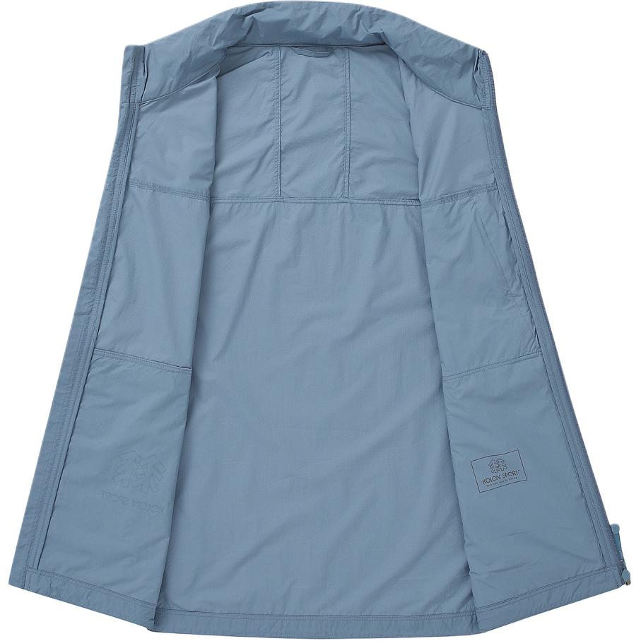 Details for KOLON SPORT 灰色可拆式帽長袖休閒外套 V2JJX24201KGY