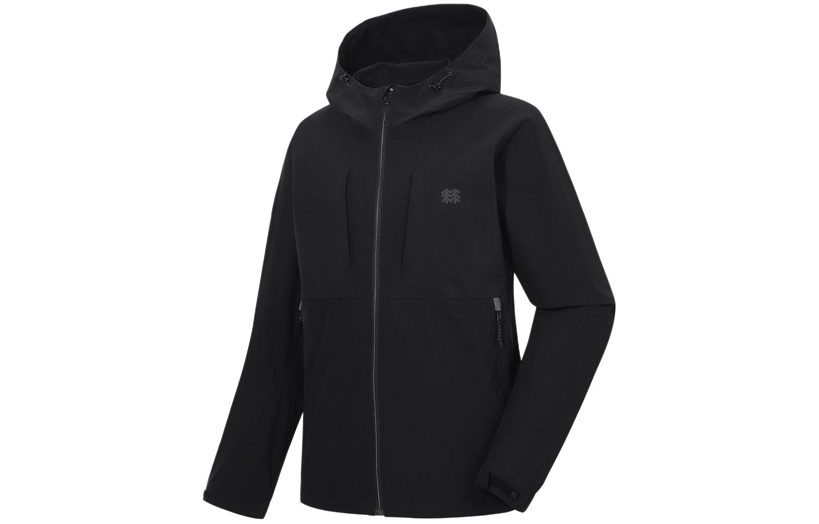 KOLON SPORT HERO  Black Softshell Jacket - Windproof, Waterproof, Breathable. JWJJX23021-BLK