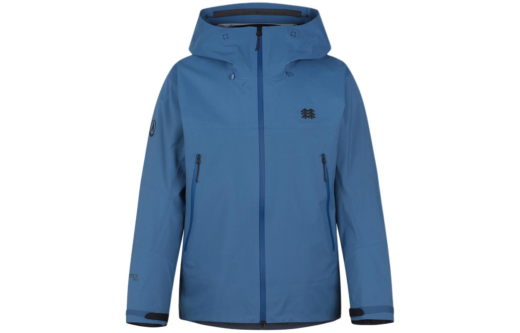 KOLON SPORT HERO Blue Hooded Zip Jacket with Logo JWJGX24001DBU