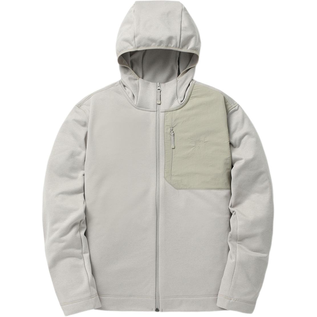 Shop KOLON SPORT 高端羊毛連帽外套 - 保暖柔軟抗菌風格 JWJJW23211