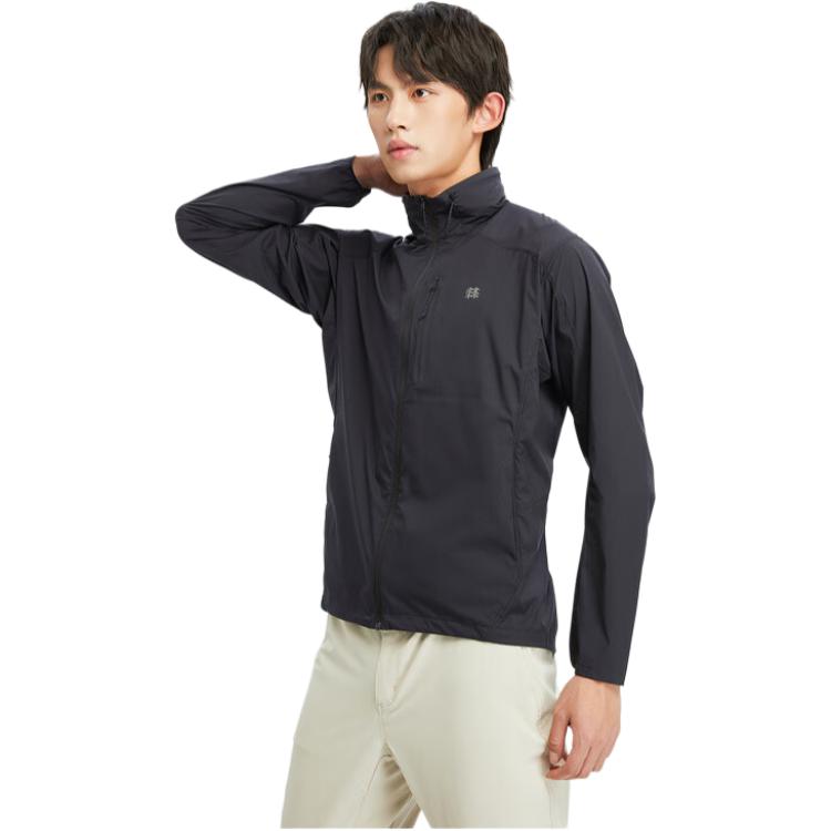 Lookbook 可隆运动徒步多口袋拉链连帽外套带Logo印花 LHJK4MN249