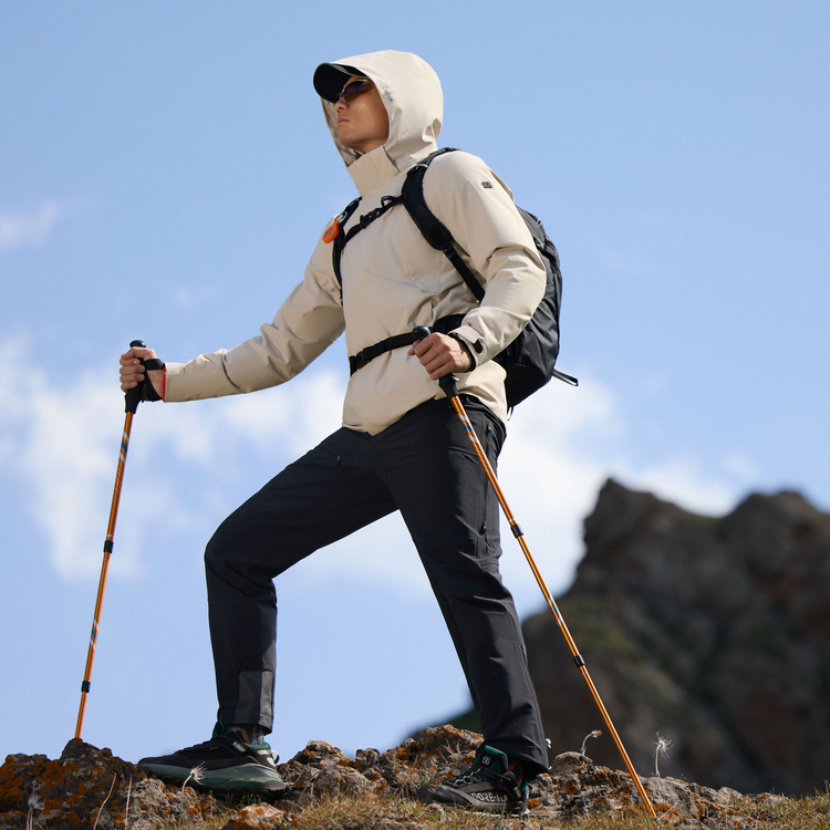 Cheap 코오롱스포츠 방수 방풍 로고 디자인 초경량 하이킹 자켓 LHJK4WNT15