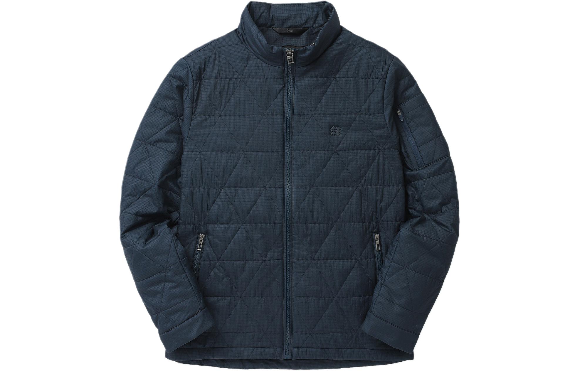 KOLON SPORT Keeperflight Quilted Padded Stand Collar Zip Work Jacket - Men TLJJS24401