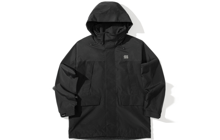 KOLON SPORT Lifestyle Waterproof Windbreaker Jacket with Logo Print LHGJ3ST683