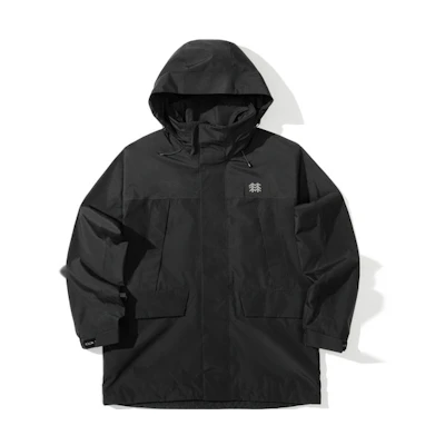 KOLON SPORT Lifestyle Waterproof Windbreaker Jacket with Logo Print LHGJ3ST683