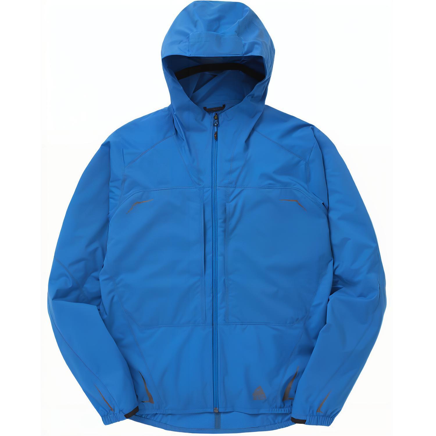 KOLON SPORT Lightweight Hooded Printed Slim Fit Jacket Blue TLJJX24715