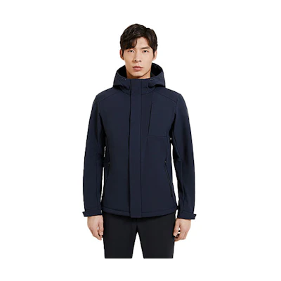 KOLON SPORT Logo Solid Color Zip-Up Hoodie Jacket Unisex LKJK2WN120