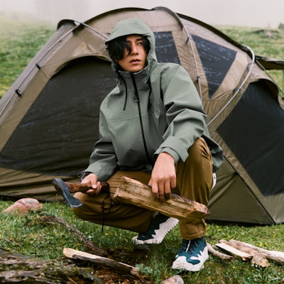 KOLON SPORT OBLI-K Jaket Hiking Tahan Air & Angin, Unisex LUJK4AT534 4