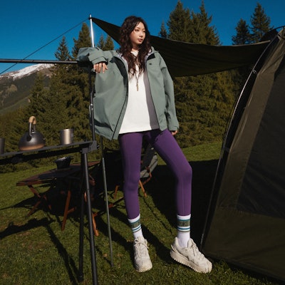 KOLON SPORT OBLI-K Jaket Hiking Tahan Air & Angin, Unisex LUJK4AT534 7