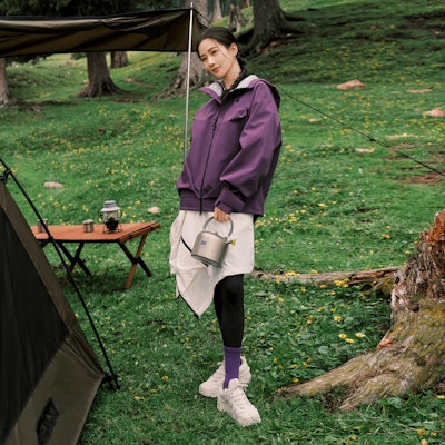 KOLON SPORT OBLI-K Jaket Hiking Tahan Air & Angin, Unisex LUJK4AT534 10