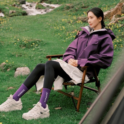 KOLON SPORT OBLI-K Jaket Hiking Tahan Air & Angin, Unisex LUJK4AT534 13