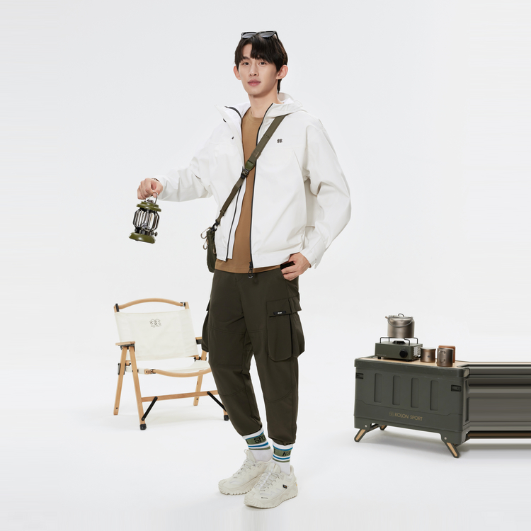 Purchase KOLON SPORT OBLI-K 防水防風アウトドアハイキングジャケット ユニセックス LUJK4AT534