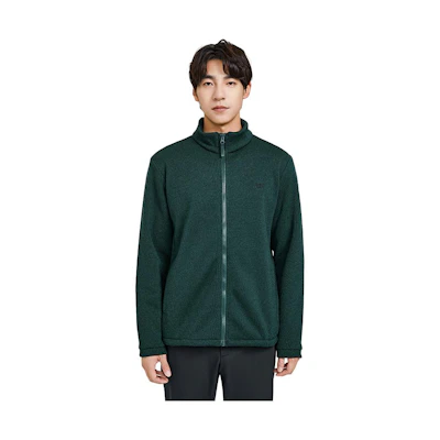 KOLON SPORT Performance Fleece Stand Collar Outdoor Jacket LHFJ2WNK29