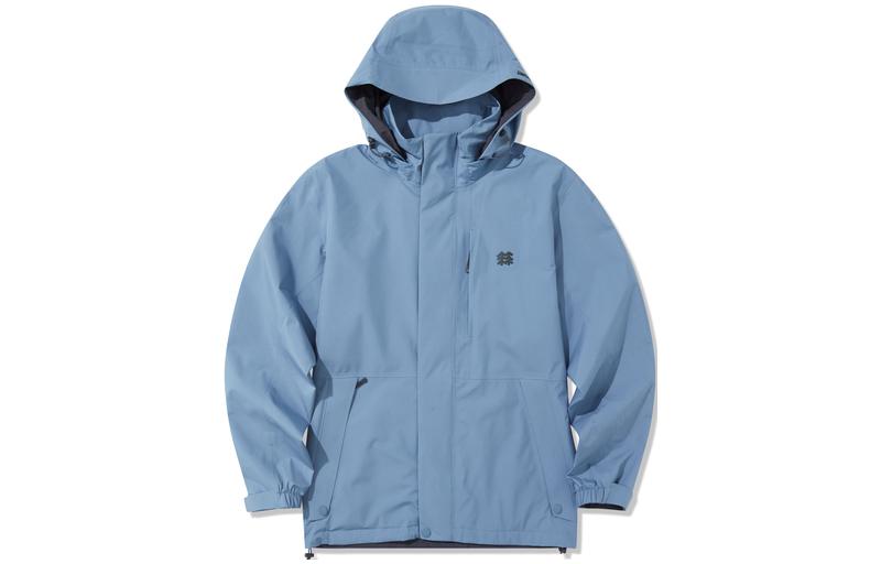 KOLON SPORT Performance Outdoor Hoodie Jacket - Solid Color Casual Style LHJK3ANK03