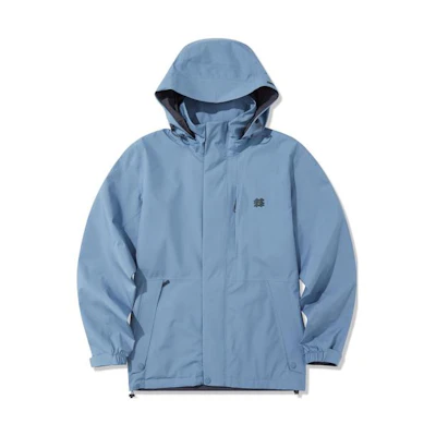 KOLON SPORT Performance Outdoor Hoodie Jacket - Solid Color Casual Style LHJK3ANK03
