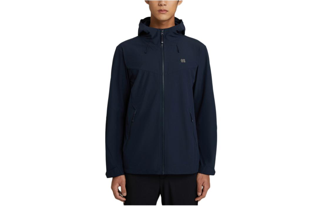 KOLON SPORT PERFORMANCE Water-Resistant Softshell Hooded Jacket LHJK3AN115