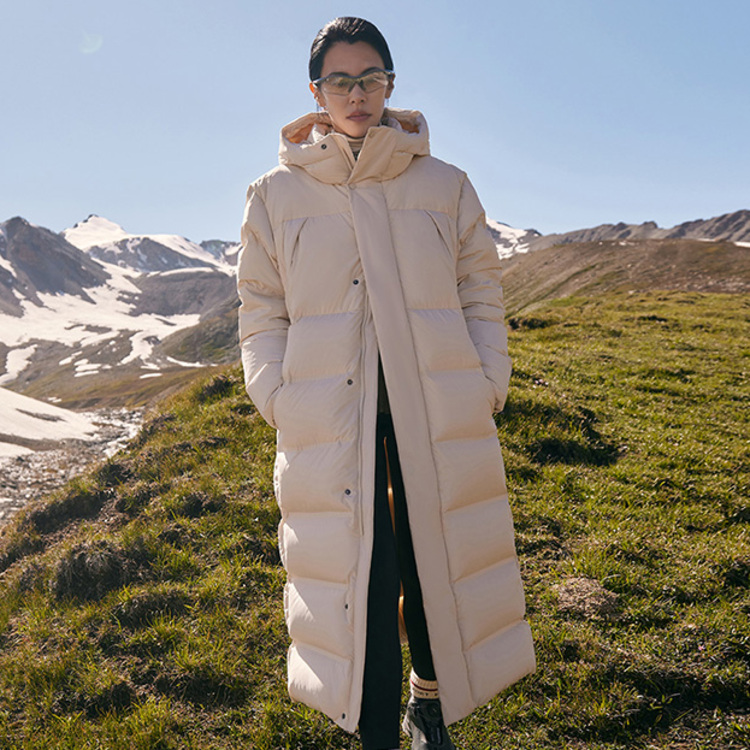 Purchase 코오롱스포츠 퍼포먼스 방풍 반사 롱다운 자켓 유니섹스 LUDJ3WNT03