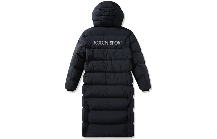 Sizing 코오롱스포츠 퍼포먼스 방풍 반사 롱다운 자켓 유니섹스 LUDJ3WNT03