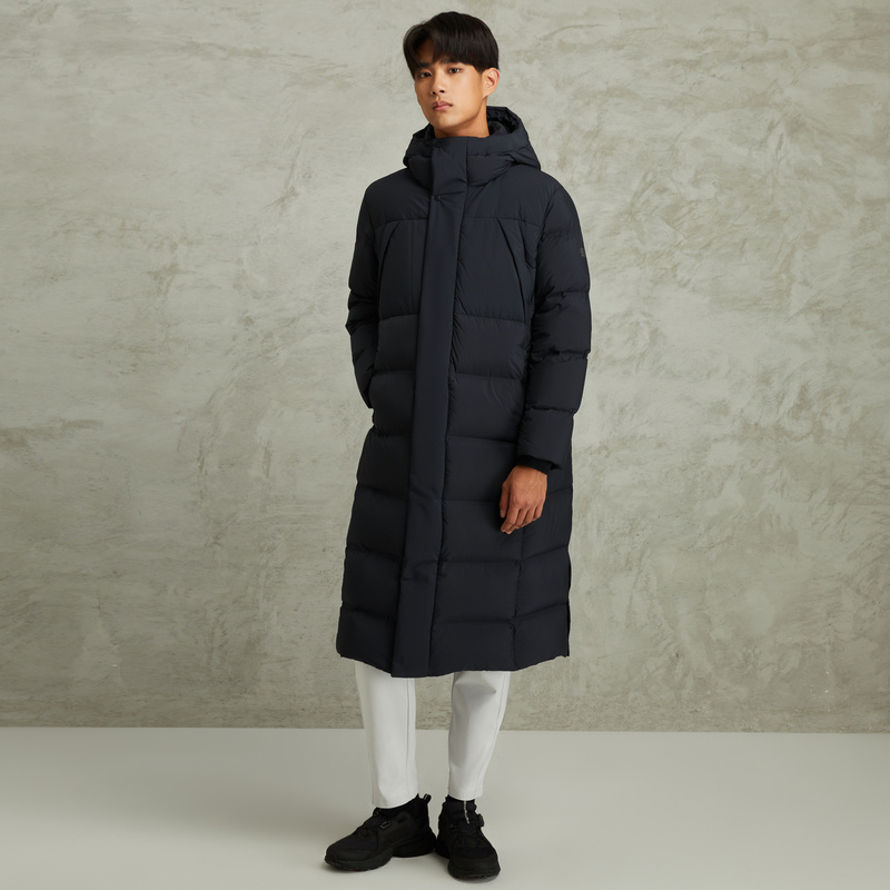 Cheap 코오롱스포츠 퍼포먼스 방풍 반사 롱다운 자켓 유니섹스 LUDJ3WNT03