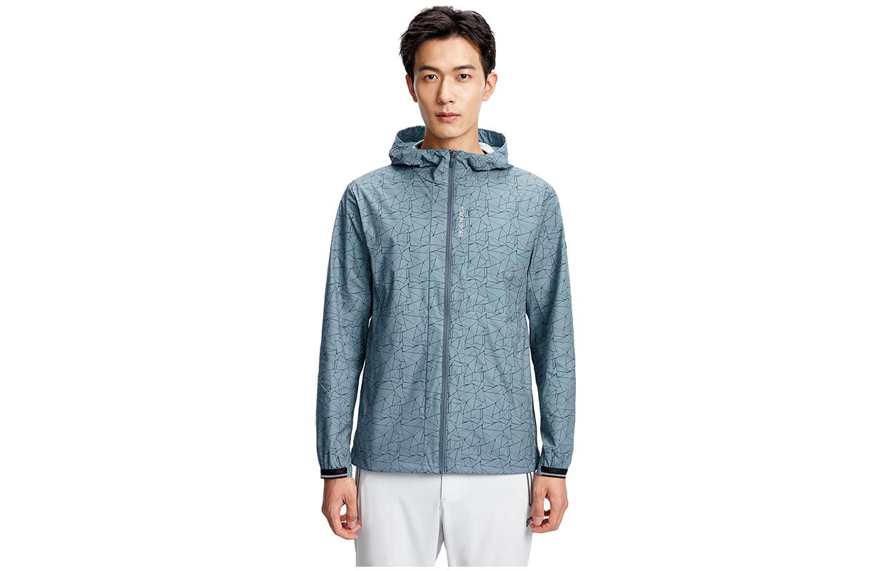 KOLON SPORT Printed Woven Hooded Casual Jacket LHJK1AN123