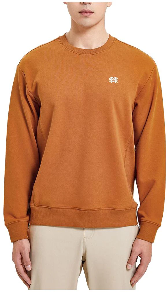 kolon-sport-solid-color-crewneck-long-sleeve-casual-sweatshirt-lhmt-3-st-517