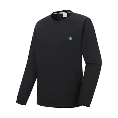 KOLON SPORT Solid Color Crewneck Long Sleeve Sweatshirt TLTBM23695