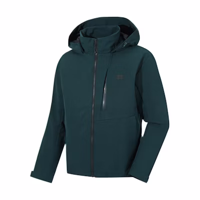 Kolon Sport Solid Color Detachable Hood Casual Jacket JWJJA22101
