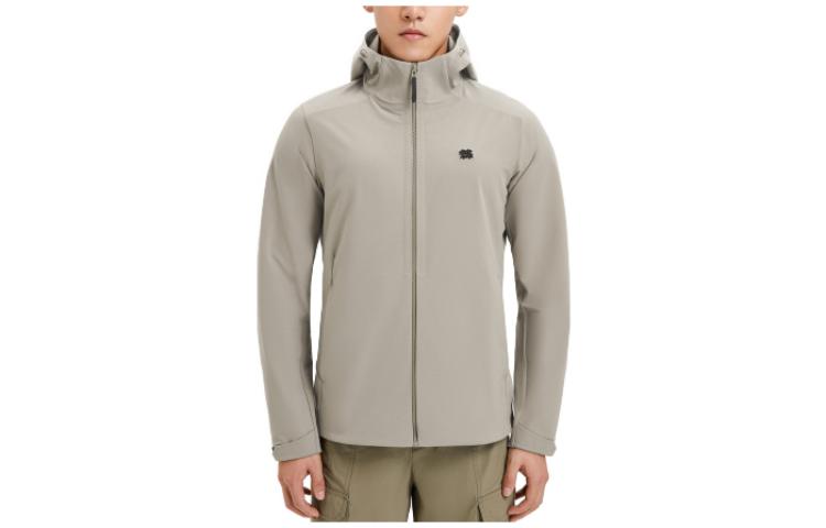 KOLON SPORT Solid Color Hooded Long-Sleeve Jacket LHJK3SN179