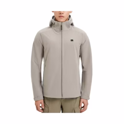 KOLON SPORT Solid Color Hooded Long-Sleeve Jacket LHJK3SN179