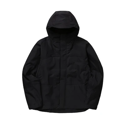 KOLON SPORT Solid Color Hooded Zip Jacket - Black TLJJM24521