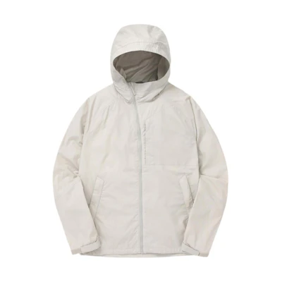 KOLON SPORT Solid Color Loose Fit Zip-Up Hooded Jacket TLJJM24531