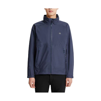 KOLON SPORT Solid Color Loose Fit Zip-Up Jacket LHGJ2MNK81