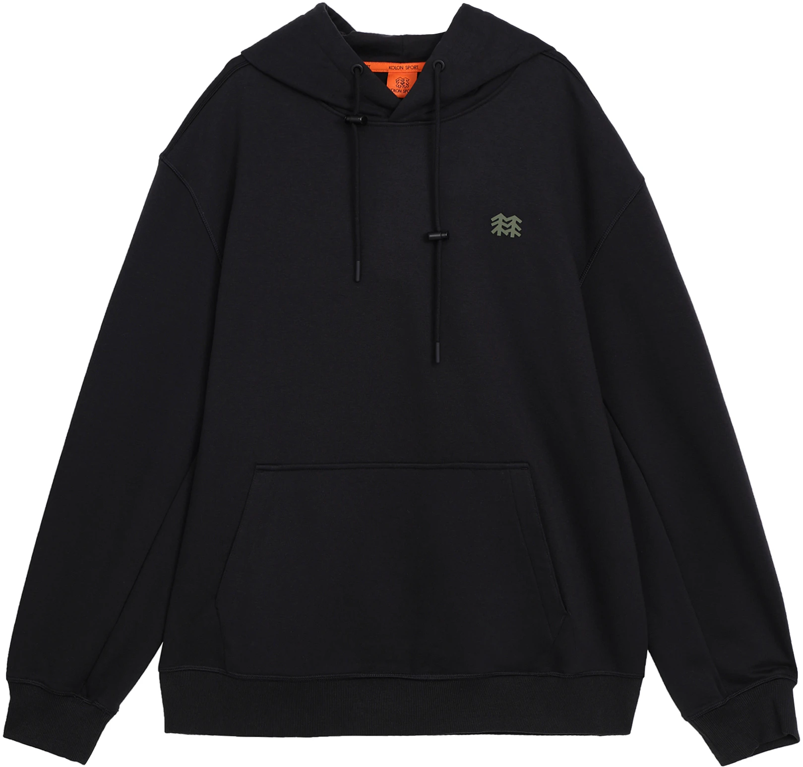 kolon-sport-solid-color-printed-hoodie-long-sleeve-casual-sweatshirt-lhmt-3-st-689