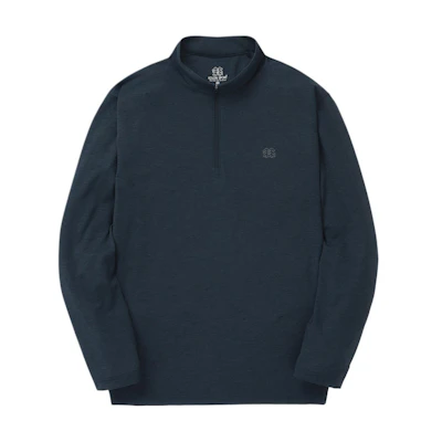KOLON SPORT Solid Color Stand Collar Zip-Up Sweatshirt V2TBX24201