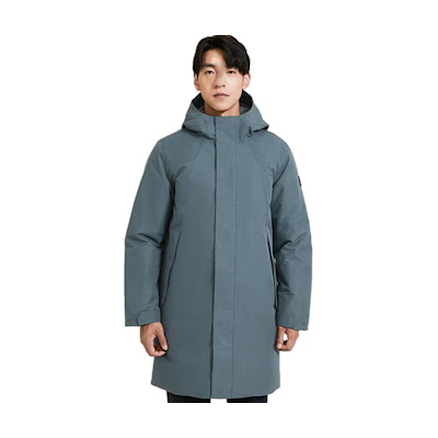 KOLON SPORT Solid Color Zip-Up Hooded Outdoor Jacket LHGJ2WT613