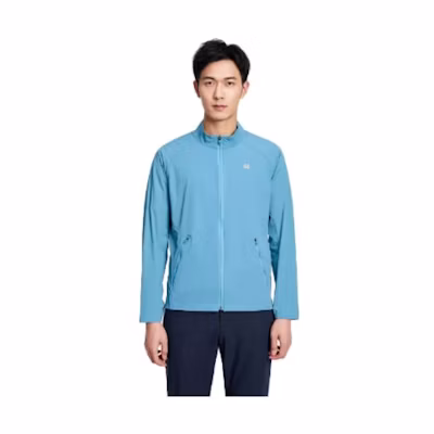 KOLON SPORT Solid Color Zip-Up Jacket LHJK1MN117V