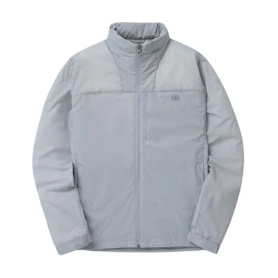 KOLON SPORT Solid Color Zip-Up Jacket Light Gray JWJJM24251LGY