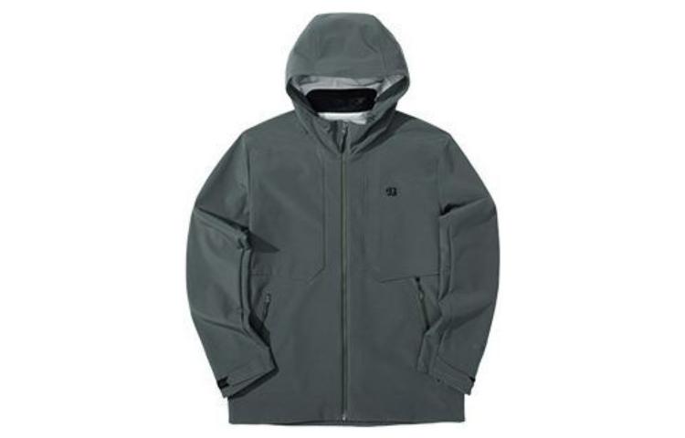 KOLON SPORT SS23 Outdoor Softshell Windproof Water-Resistant Hoodie Jacket LHWJ3SN111