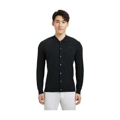 KOLON SPORT SS23 Solid Color Knit Cardigan Casual Long-Sleeve Jacket LHJK3MT699