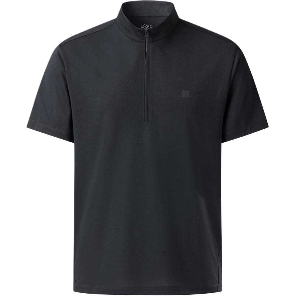 KOLON SPORT SS25 Premium Cooling Half-Zip Breathable Short Sleeve Tee JWTCM25251