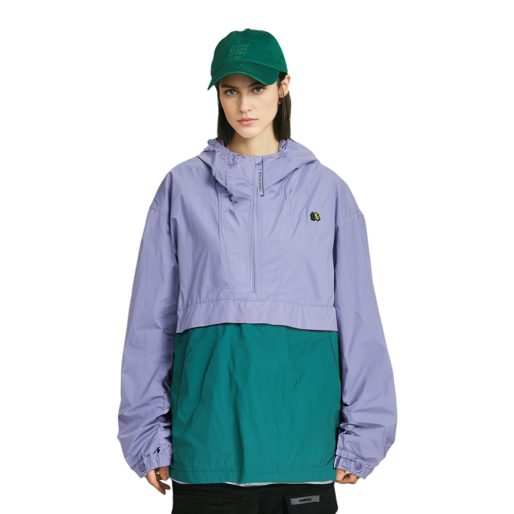 Shop KOLON SPORT SS25 男女防風防水都市戶外連帽外套 JWJJX23205
