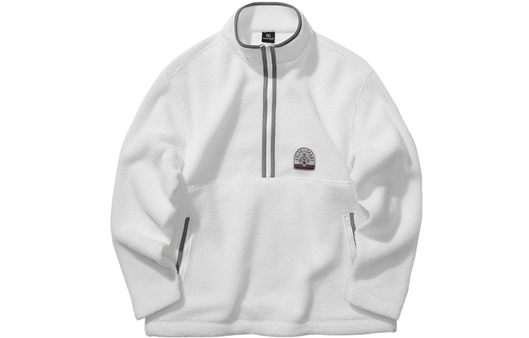 KOLON SPORT Travel Fleece Jacket Half-Zip Unisex Warm Pullover LUZT2ST807