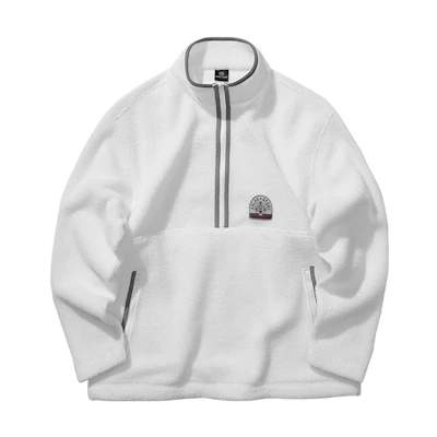 KOLON SPORT Travel Fleece Jacket Half-Zip Unisex Warm Pullover LUZT2ST807