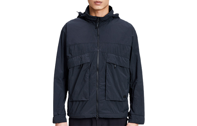 KOLON SPORT Travel Series Outdoor Windproof Jacket with Hidden Hood LHJK1MTK13